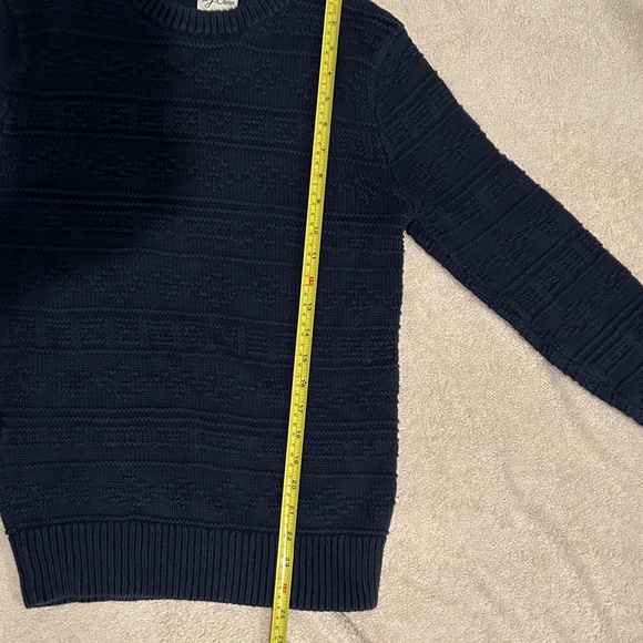 J.Crew Cable Crewneck Sweater in Navy - Men's Size XS - Picture 6 of 8